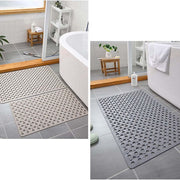 Non-slip extra-long bathroom shower mat  placed in the bathroom