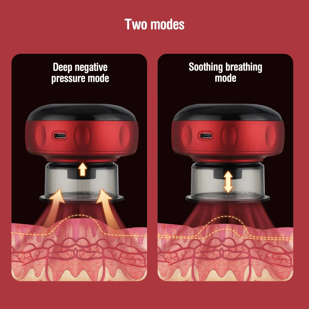 Electric Vacuum Massager Body Cupping Suction Cup