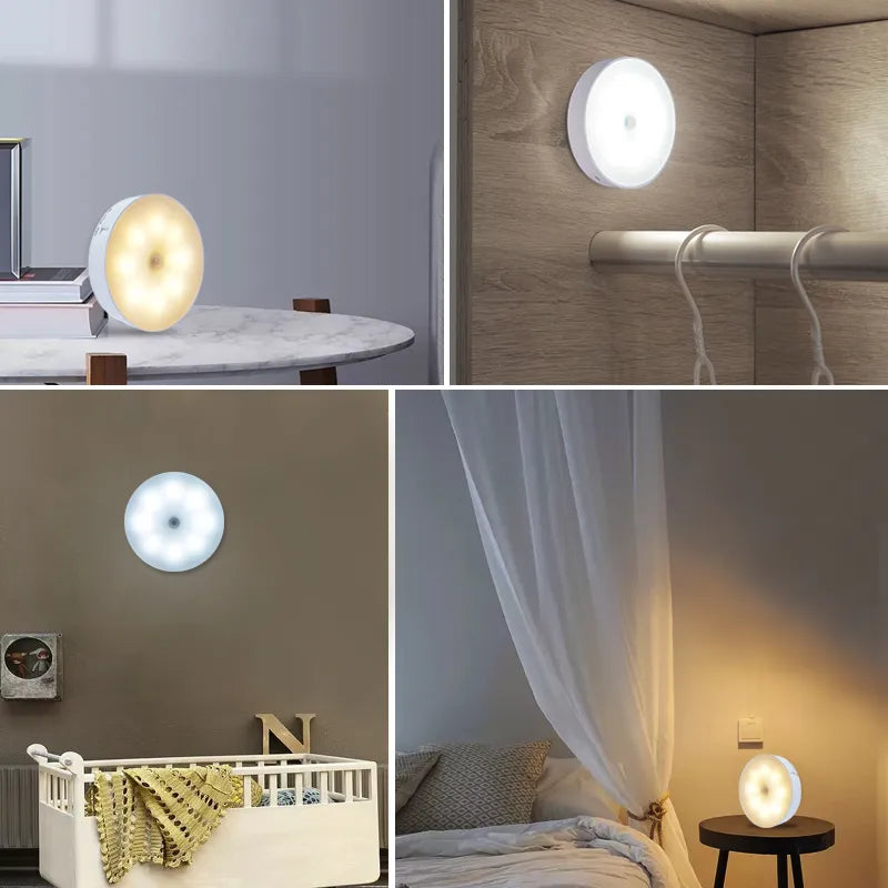 Automatic Motion Sensor Round LED Light Bar