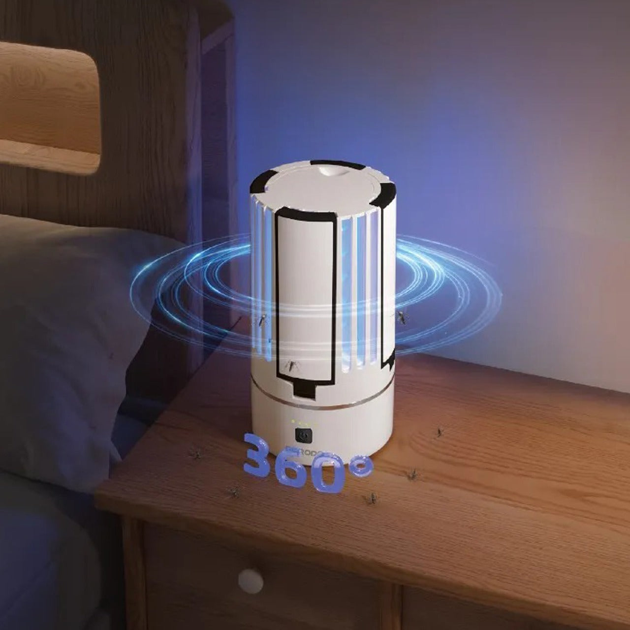 PORODO Portable 2-In-1 Insect Killer Lamp, UV Mosquito Killer with LED Light - PDLS638