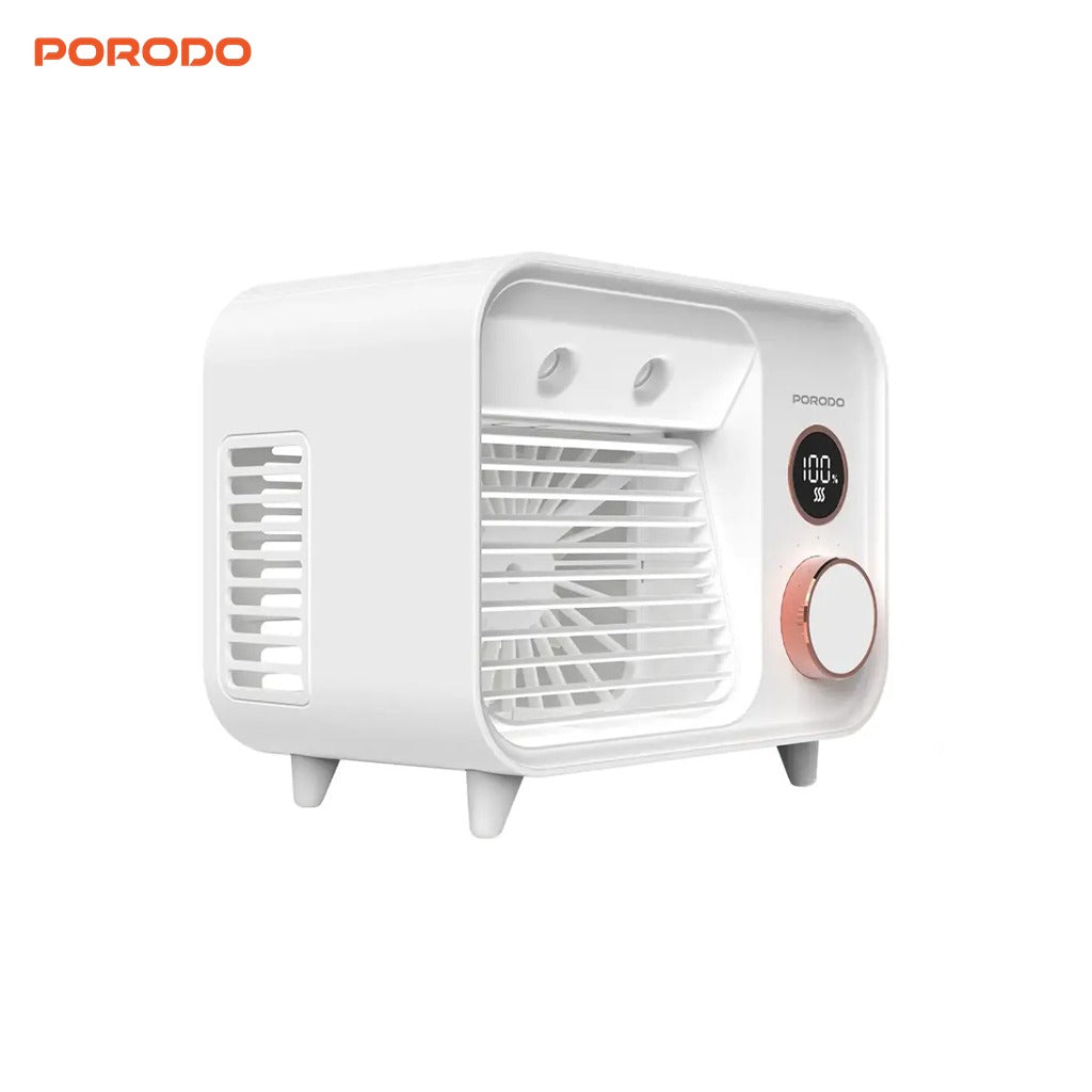 PORODO Mini Mist Fan Desktop Air Cooler, Rechargeable Cooling Fan - PDF853