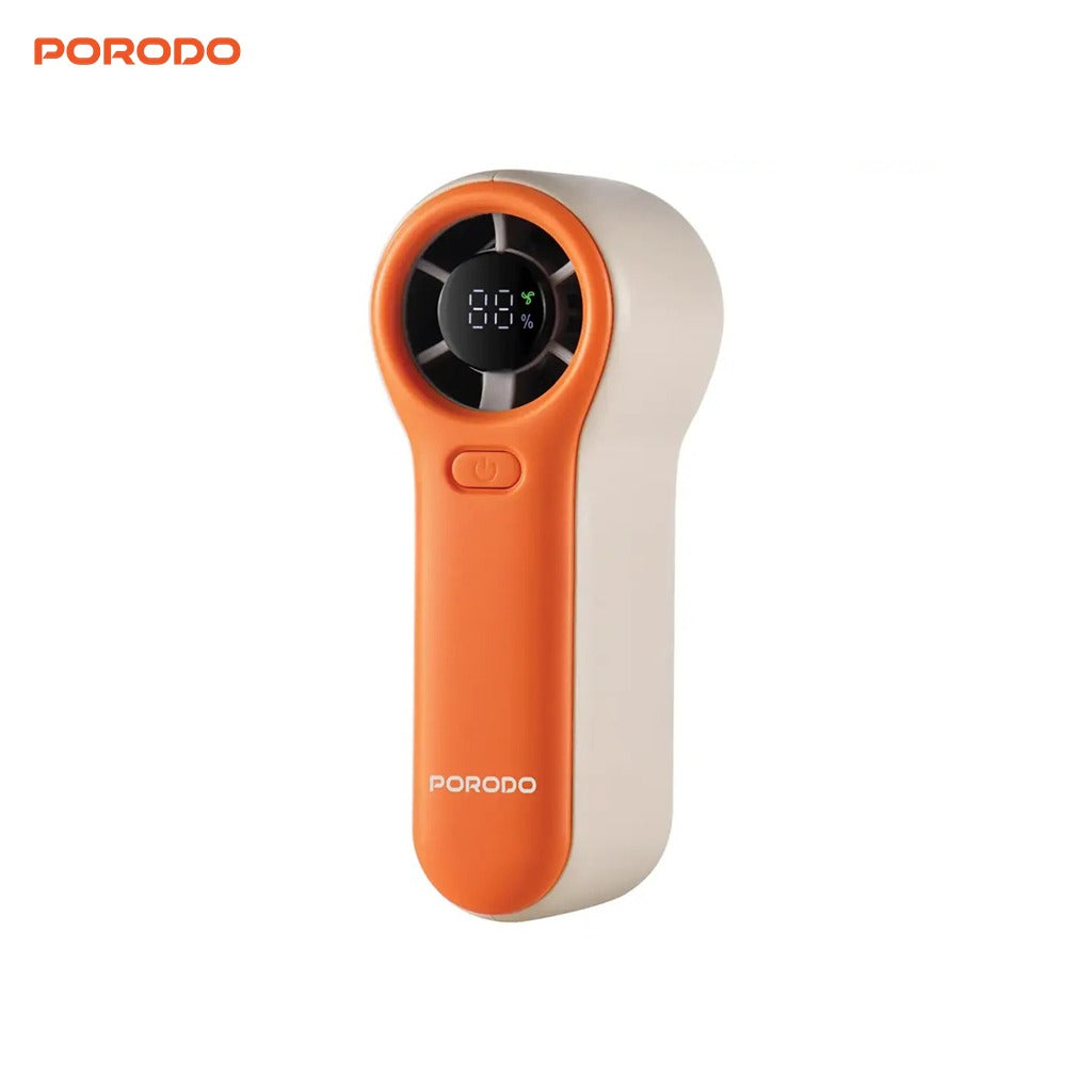 PORODO Pocket Size Handheld Fan, Rechargeable Mini Fan with 5 Speed Levels - LFS2228