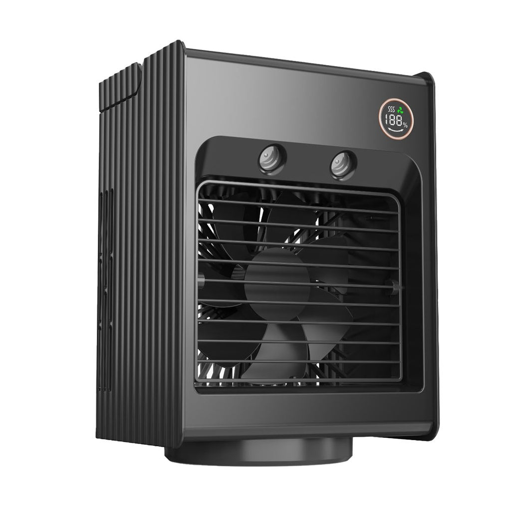PORODO Air & Mist Portable Cooling Fan, Rechargeable Fan - PDLSMFAN