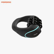 Black Porodo Relieva Roller Massager on a white background