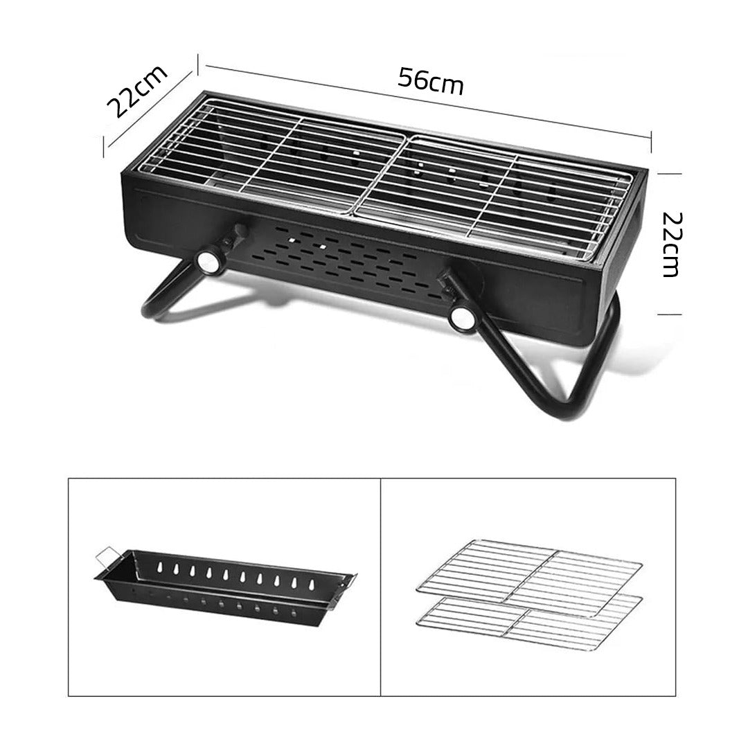 Size Of Portable Outdoor Smokeless BBQ Grill.