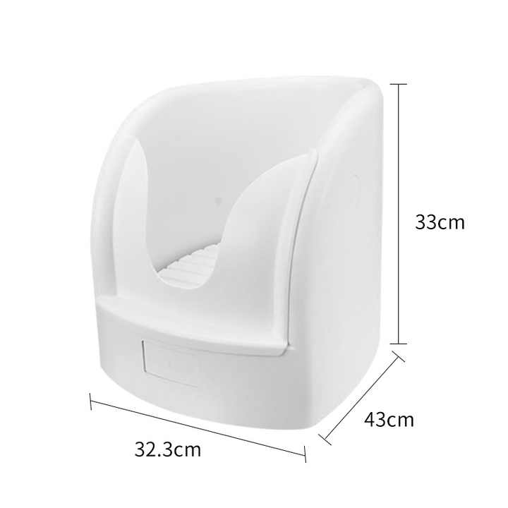 Portable Plastic Automatic Ablution Foot Washer with its size