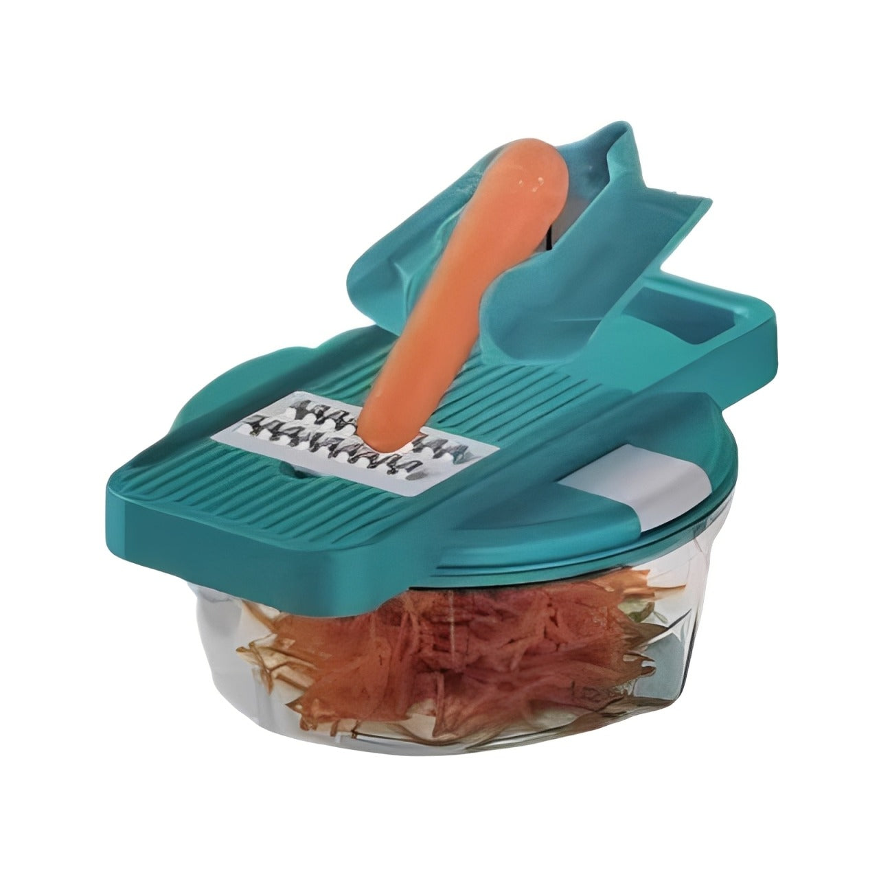 12-in-1 Food Processor Grater & Vegetable Cutter Chopping Carrot.