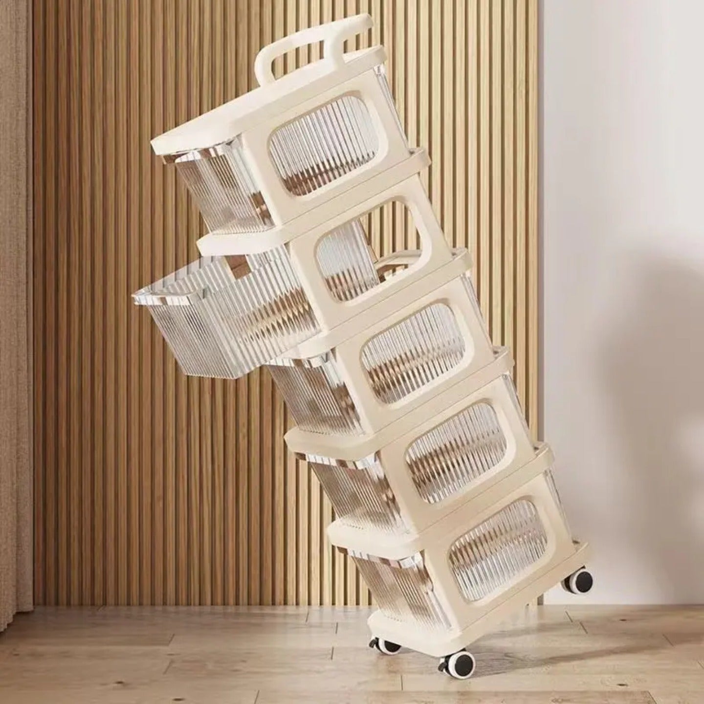 A  5 Layer Multifunctional Storage Trolley Rack.