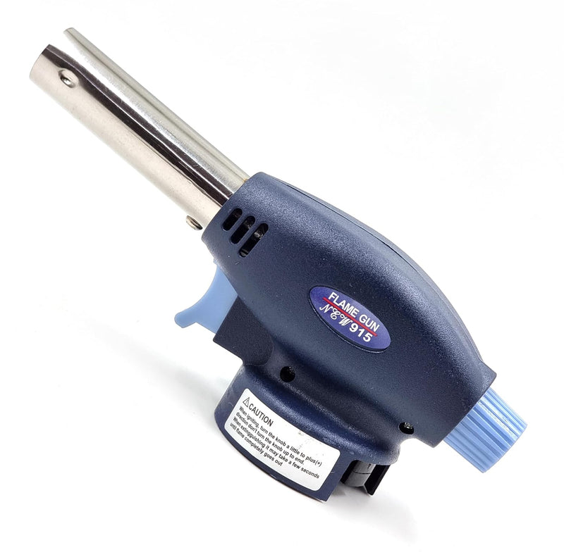 Multi-Purpose Butane Torch Flame Gun, Refillable Gas Blow Torch for Cooking, Welding, BBQ, Plumbing & DIY