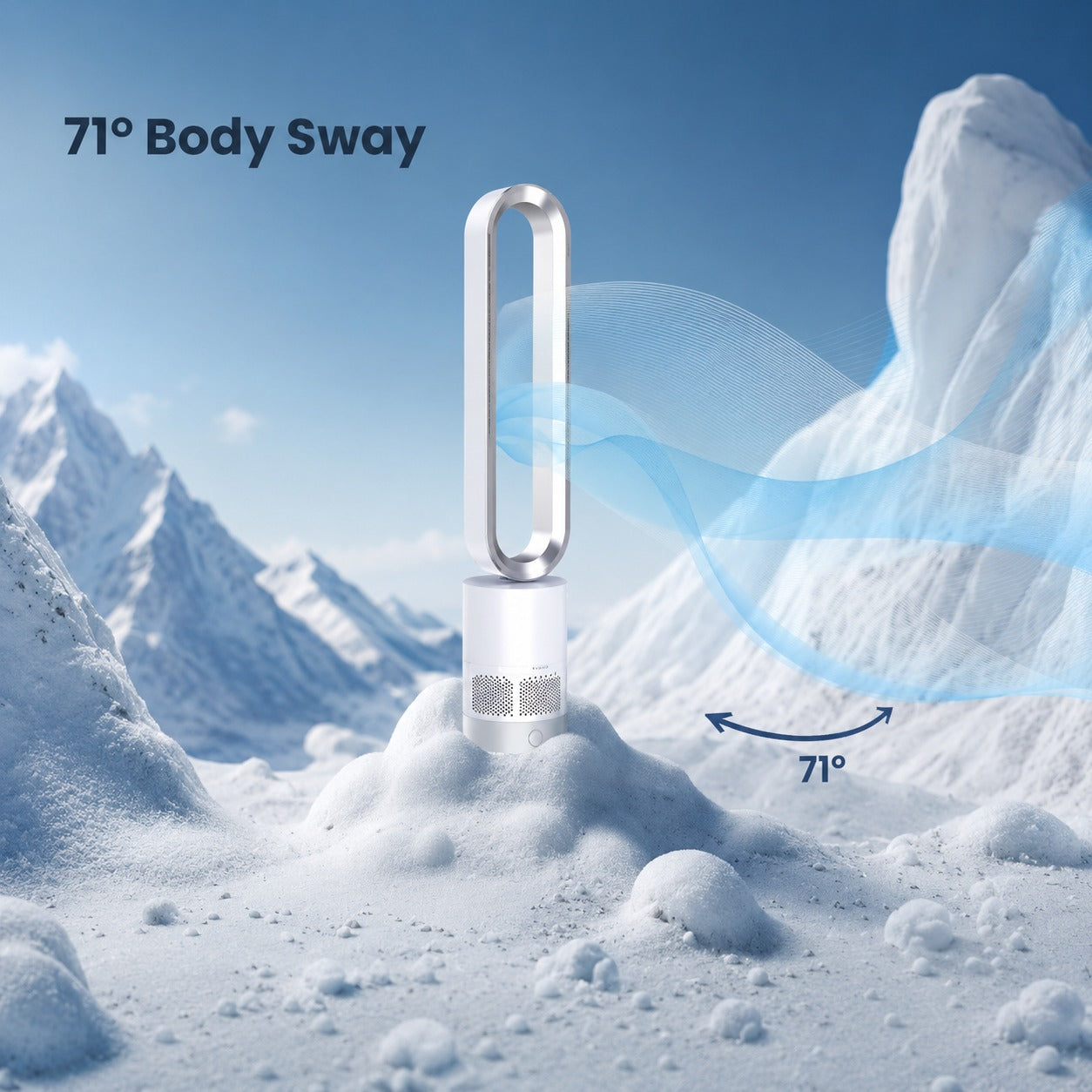 Green Lion Rechargeable Air Cooler, 8000mAh Portable Bladeless Air Cooler - GL-CL36A