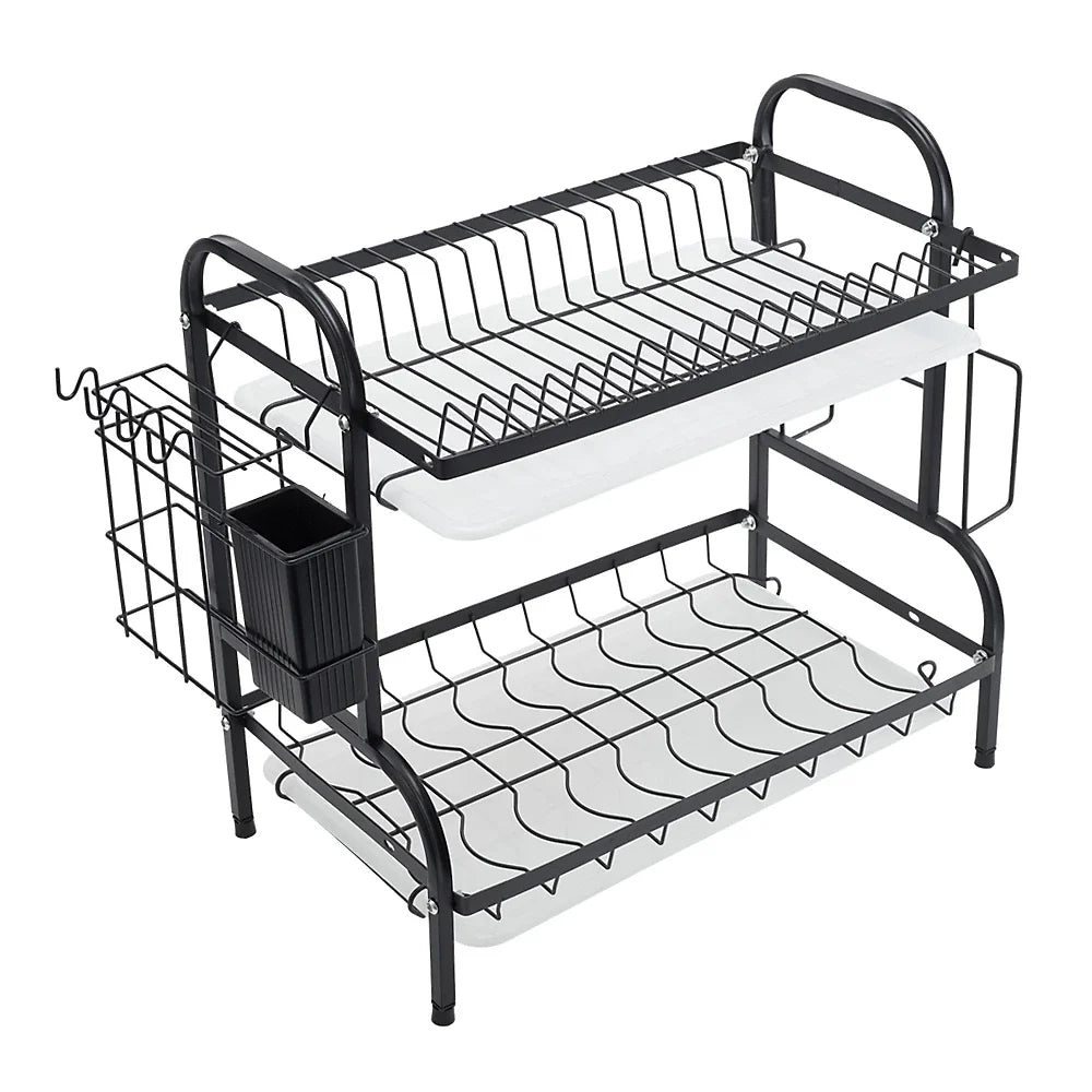 A Kitchen Dish Drying Rack.