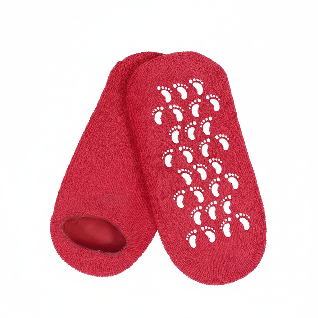 Moisturizing Spa Gel Socks for Cracked Heels, Reusable Hydrating Foot Care Socks
