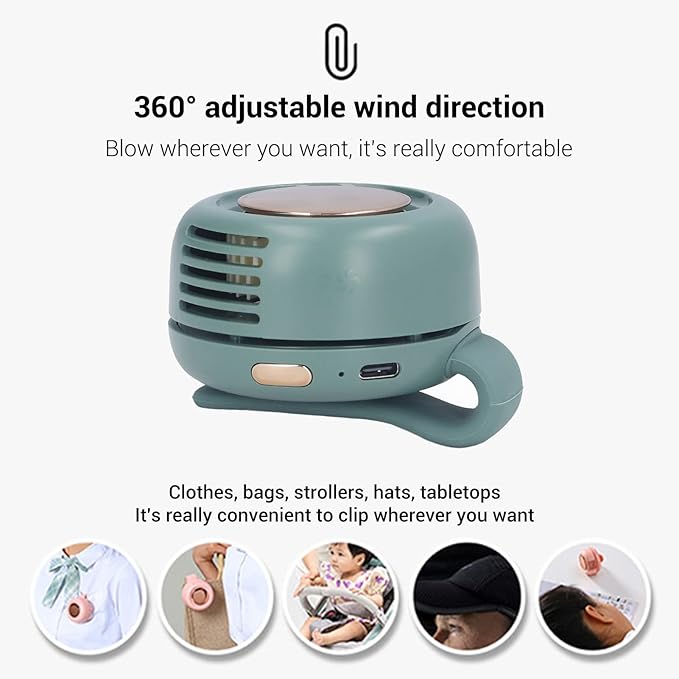 Pocket Clip Fan.