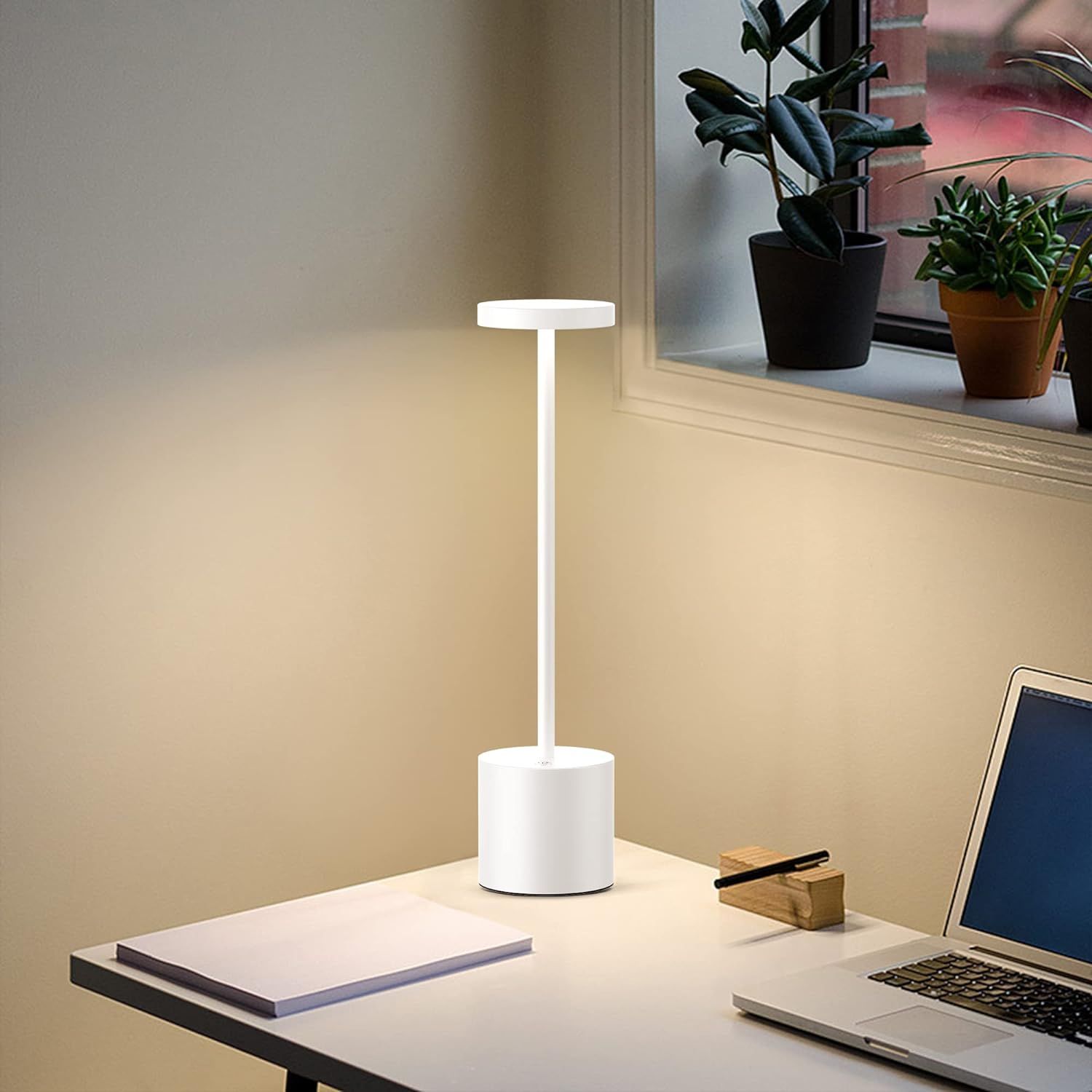 Rechargeable LED Desk Lamp, USB Touch Control Table Lamp with 3 Light Modes