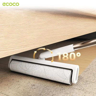 Ecoco Reusable Dust & Hair Remover Lint Roller with Long Handle