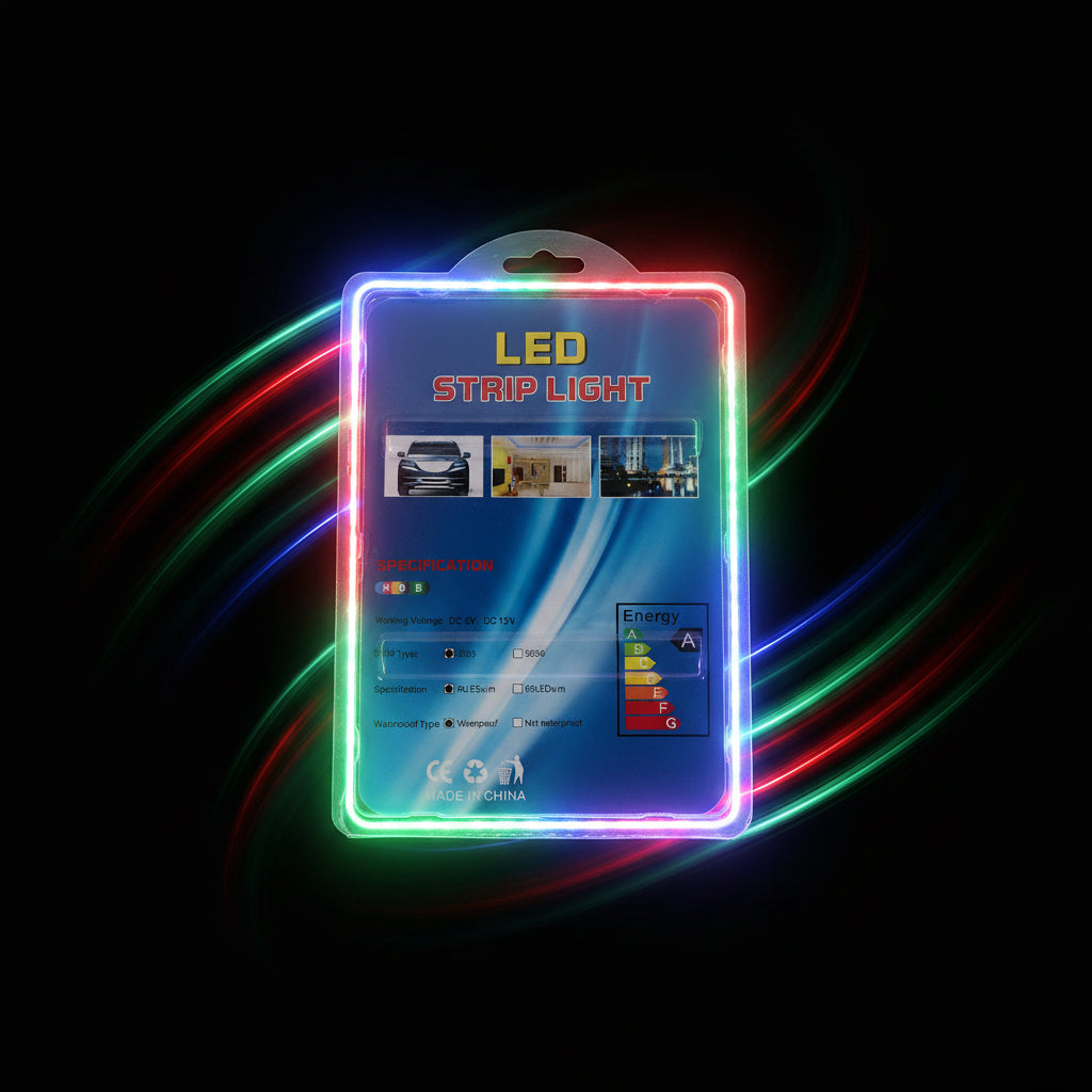RGB LED Strip Light 5M with Remote Control, Waterproof Color Changing LED Light Kit