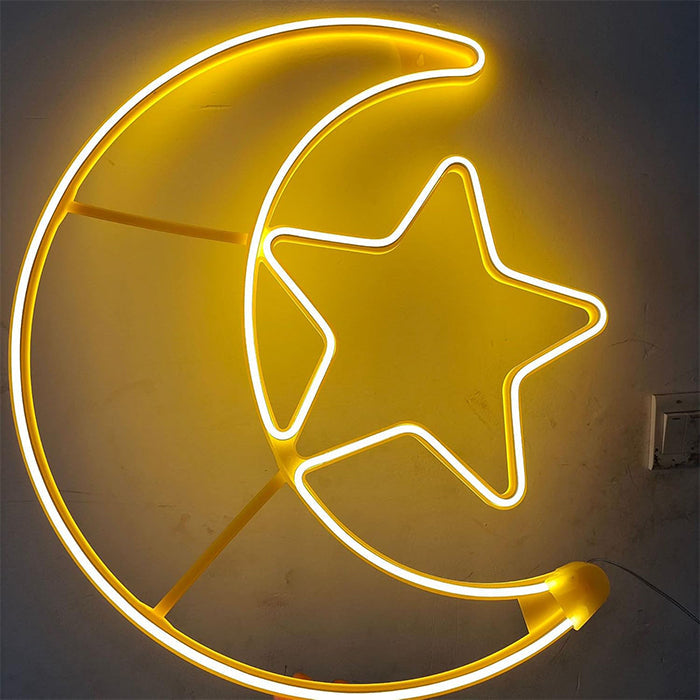 Ramadan LED Moon & Star Light.