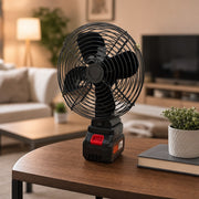 Rechargeable Lithium Electric Fan, Portable Cordless Cooling Fan with Strong Wind