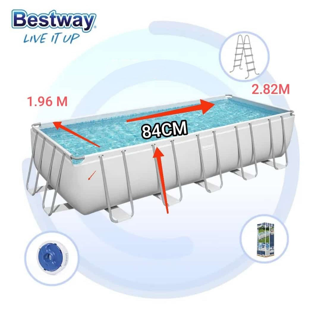 Bestway Power Steel Rectangular Pool Set.
