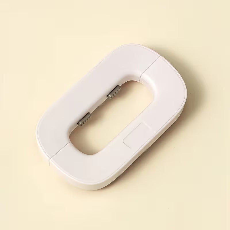 Refrigerator Child Safety Lock on a beige background