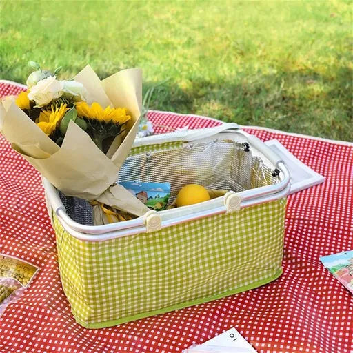 Portable Picnic Mat Basket Foldable Hiking Outdoor Pocket Beach Mat Camping Equipment