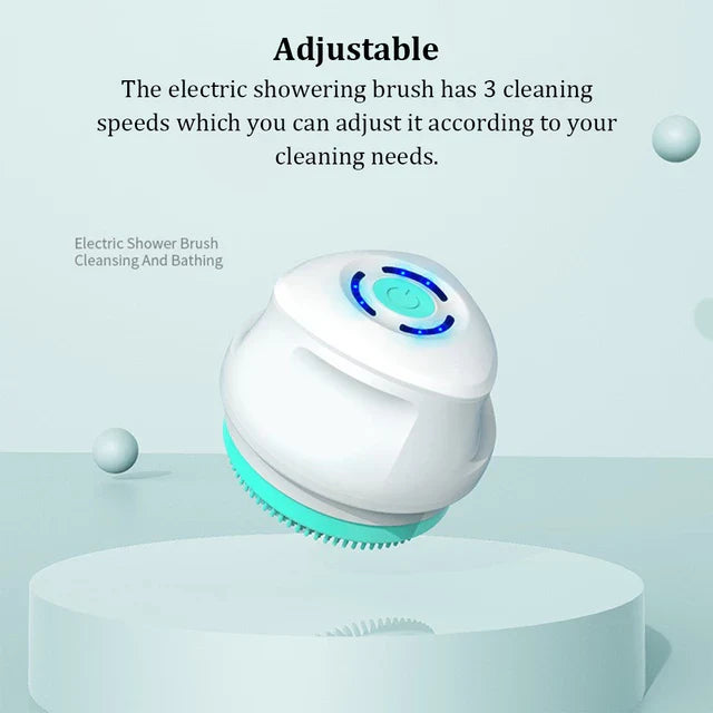 USB Charging Electric Waterproof Shower Body Bath Brush Set