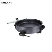 Black SOKANY Pizza Maker on a white background