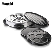 A Saachi 3-in-1 Crepe, Grill & Pancake Maker.