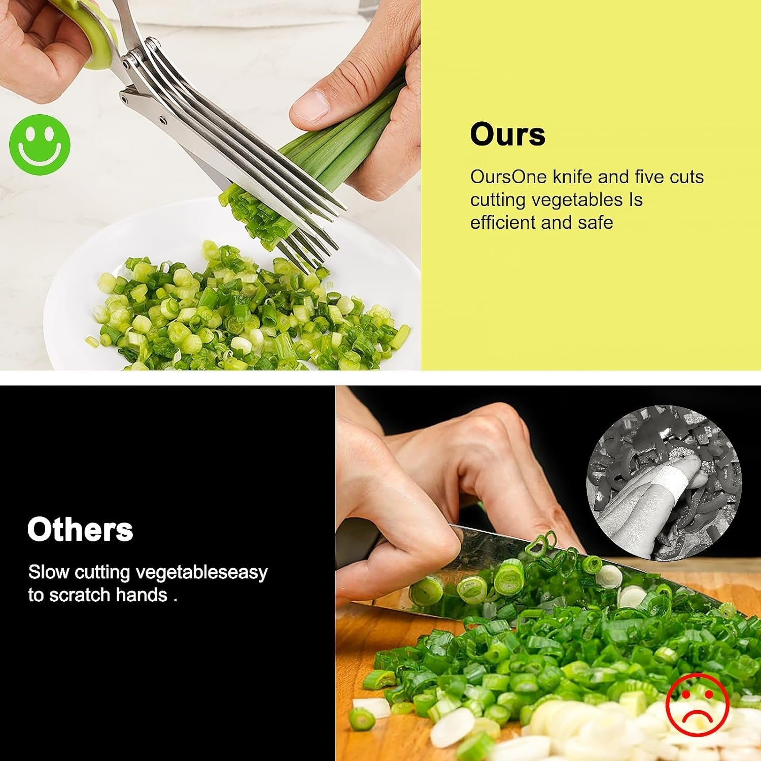 ours vs others Kitchen Scissor