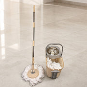 Smart Spin Mop And Bucket on a tiled floor