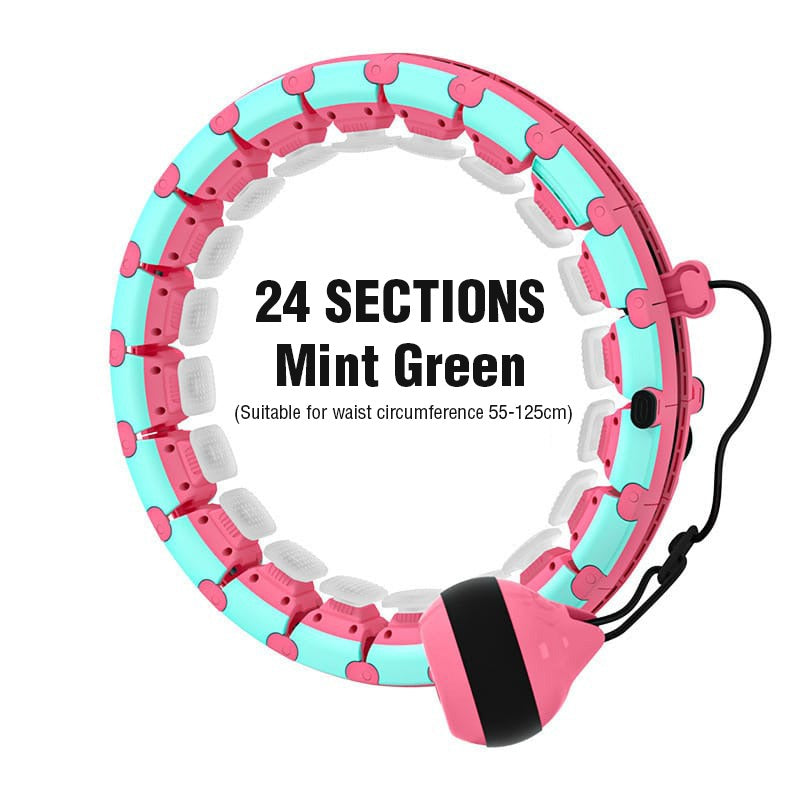 Smart Weight Loss Hula Hoop In Mint Green Color.