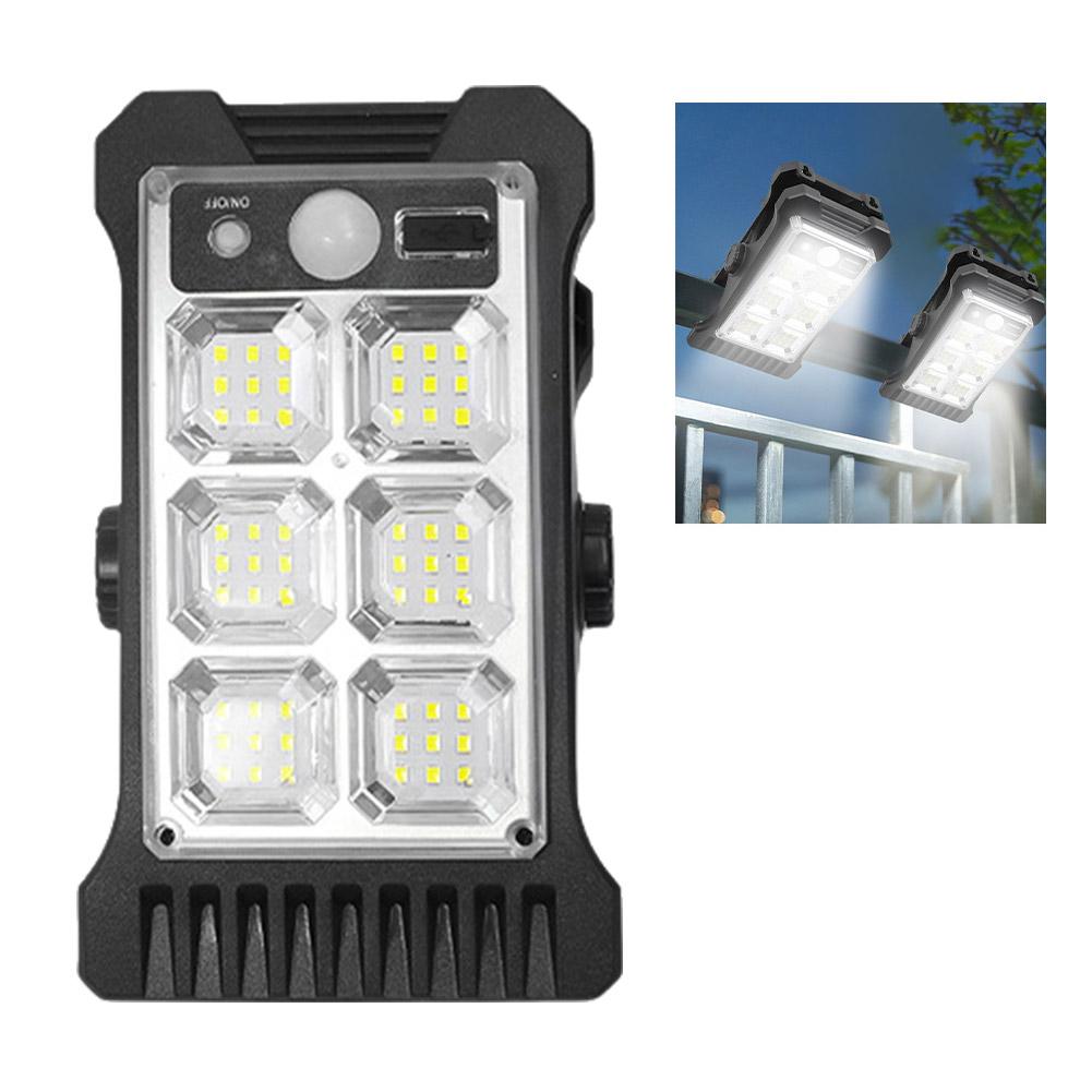 Solar Clip Lamp are Installed on Gate.