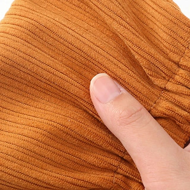 Material of Travel Corduroy Storage Bag.