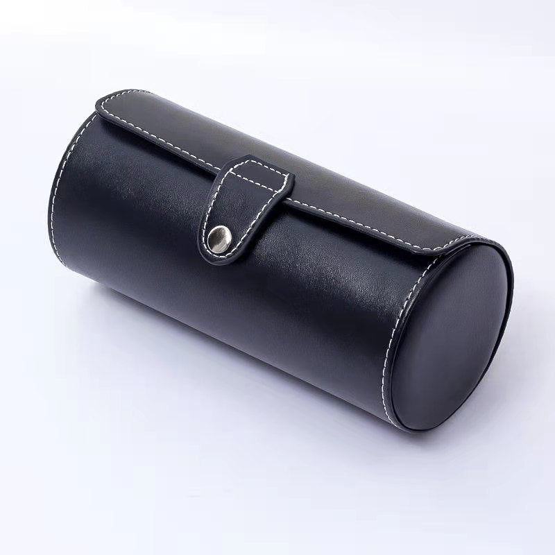 A Black Travel Watch Case Organizer.