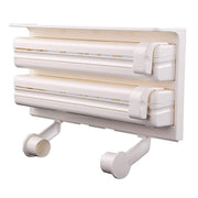 Off White Triple Paper Dispenser on white background