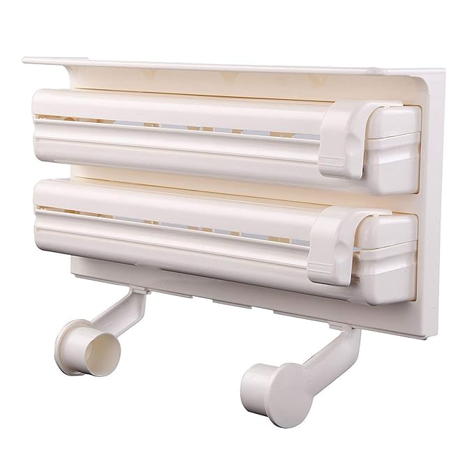 Off White Triple Paper Dispenser on white background