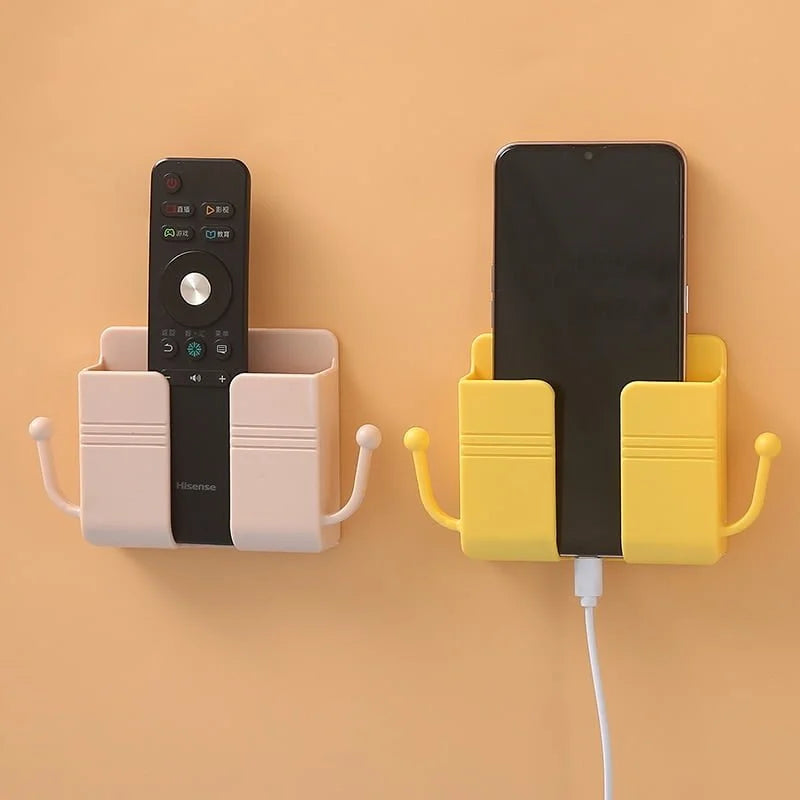 2 Wall Mount Mobile Phone Holder with Hook
