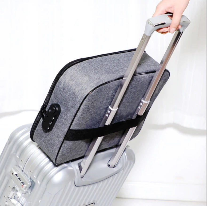 3 Layer Document Organizer File Bag with Safety Lock