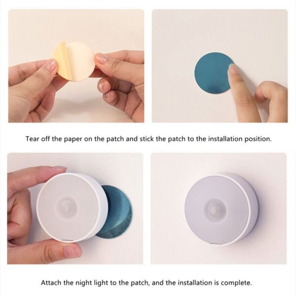 Automatic Motion Sensor Round LED Light Bar