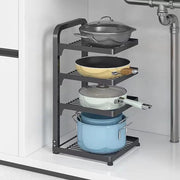 Multi-Layer Adjustable Wall Mountable Cabinet Under Sink Storage Rack