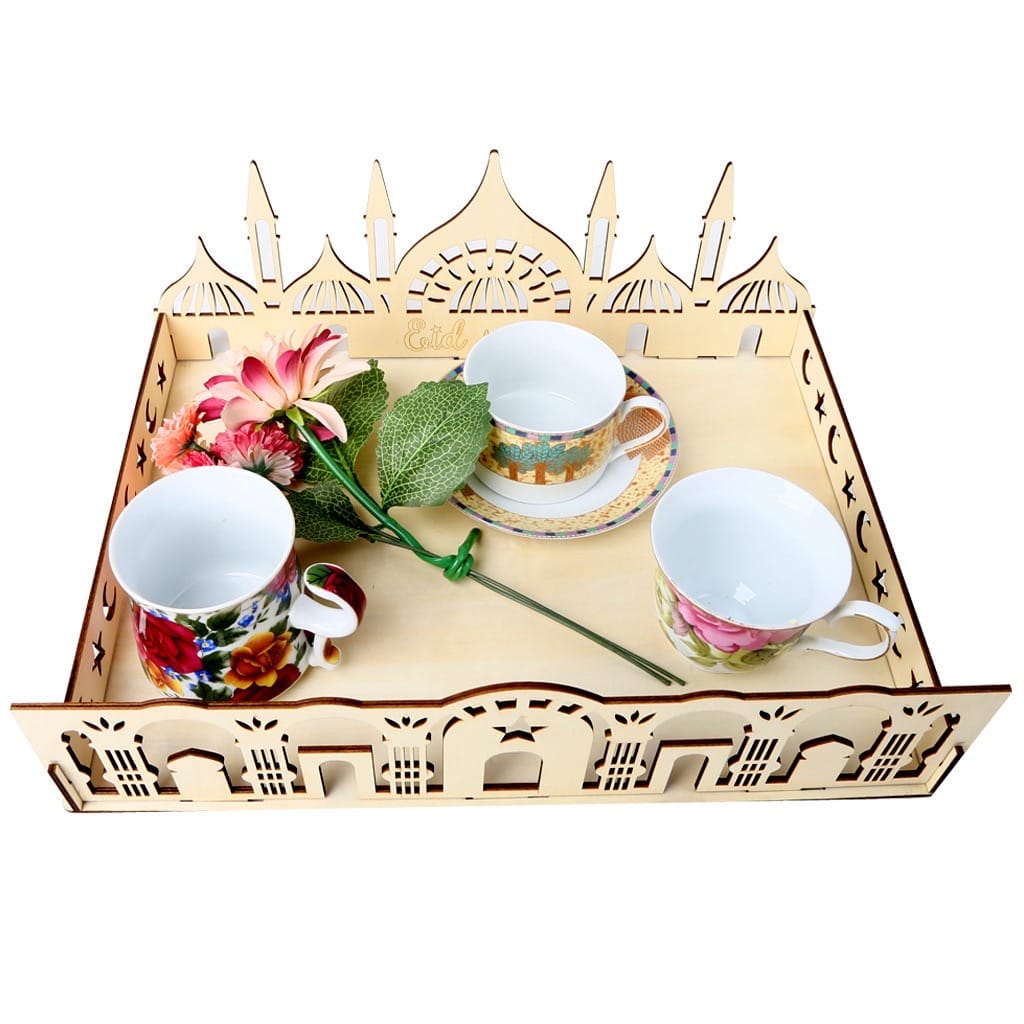 صينية حلويات مزينة خاصة بشهر رمضان