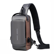 Fashion Travel Crossbody Bag Anti-Theft Shoulder Sling Bag with USB Port