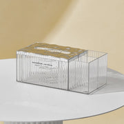 Auto Filling Retro Style Tissue Organizer with Storage Compartment