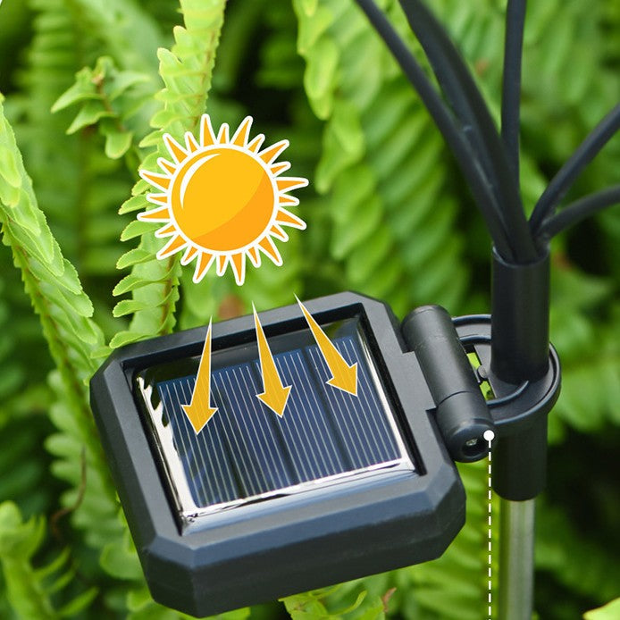 2 Pcs Solar Waterproof Outdoor LED Firefly Garden Decor Light (Zero Electricity Cost)