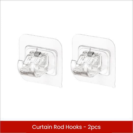 Extendable Hanger Rod, Adjustable Curtain Telescopic Pole Household Hanging Rod