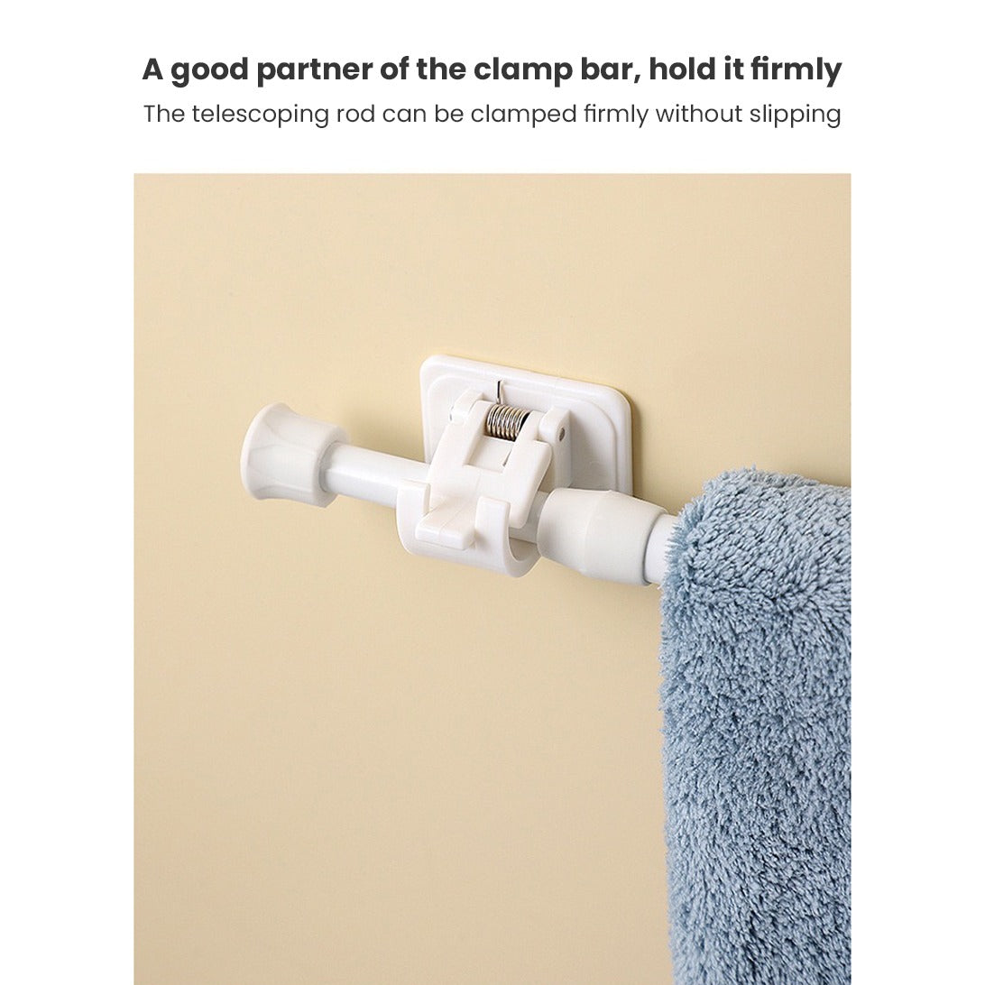 Extendable Hanger Rod, Adjustable Curtain Telescopic Pole Household Hanging Rod