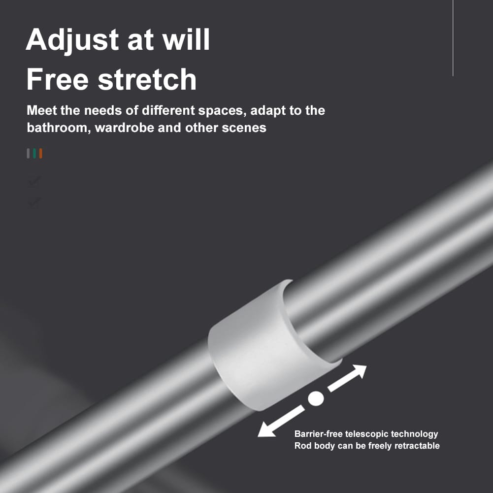 Features flexibility of Adjustable Drill-Free Rod 