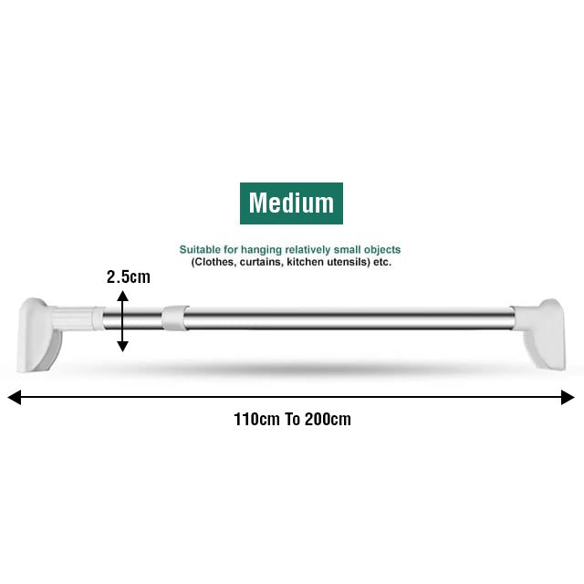 Medium size Adjustable Drill-Free Rod 