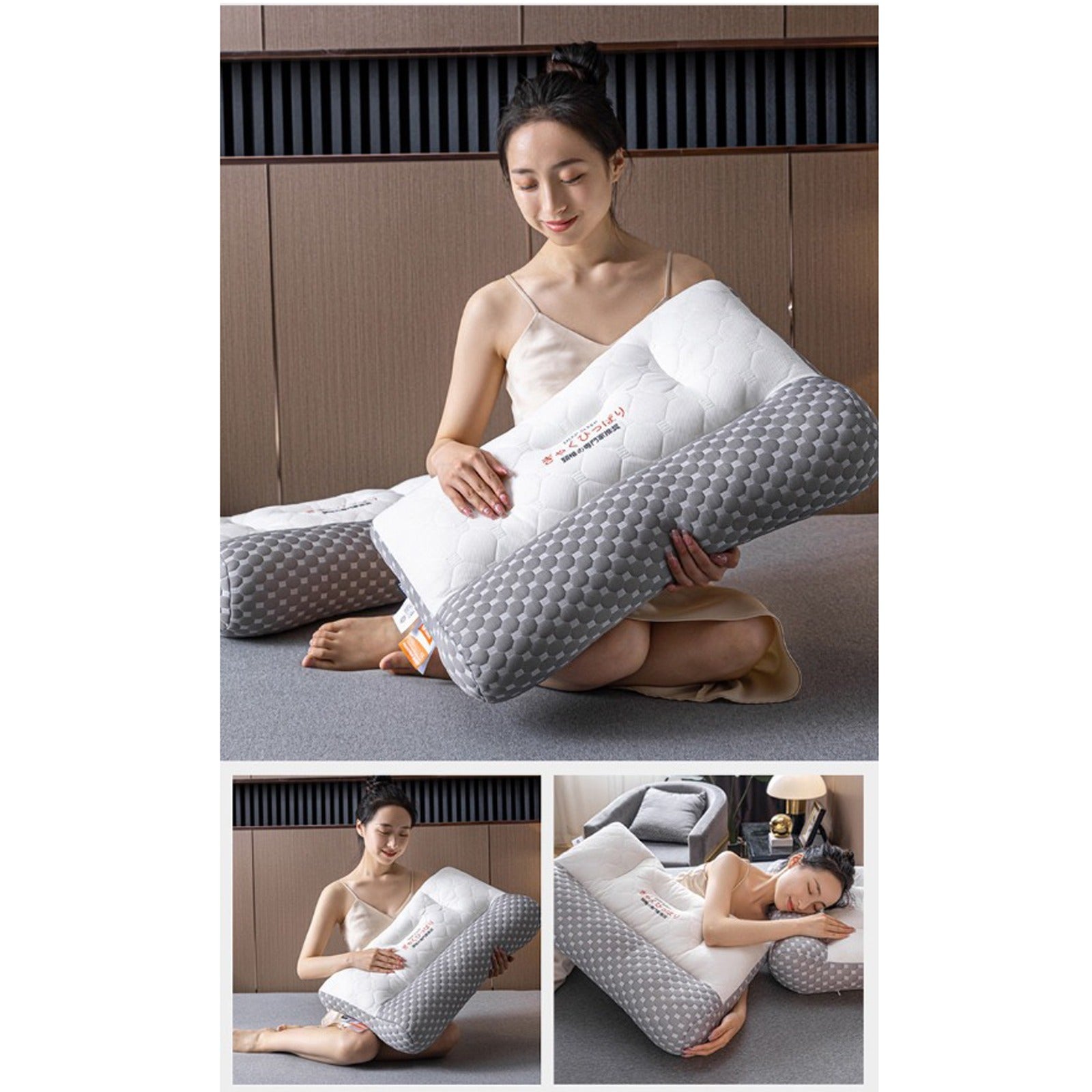 Super Ergonomic Orthopedic Neck Comfort Pillow, Protects Cervical Spine and Relieves Neck, Shoulder Pain