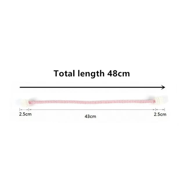 Displaying the total length of Magnetic Curtain Binding Rope